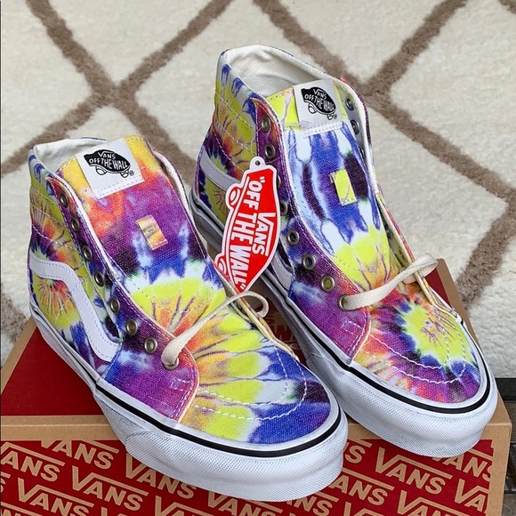 VANS SK8-HI TAPERED WASHED TIE DYE/TRUE WHITE WMNS - Picture 13 of 16